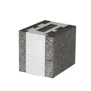 20x20x40cm Takozlu Yar�m Blok